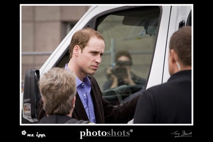 Prince William in CHCH, at the Civil Defence Emergency Management Centre.