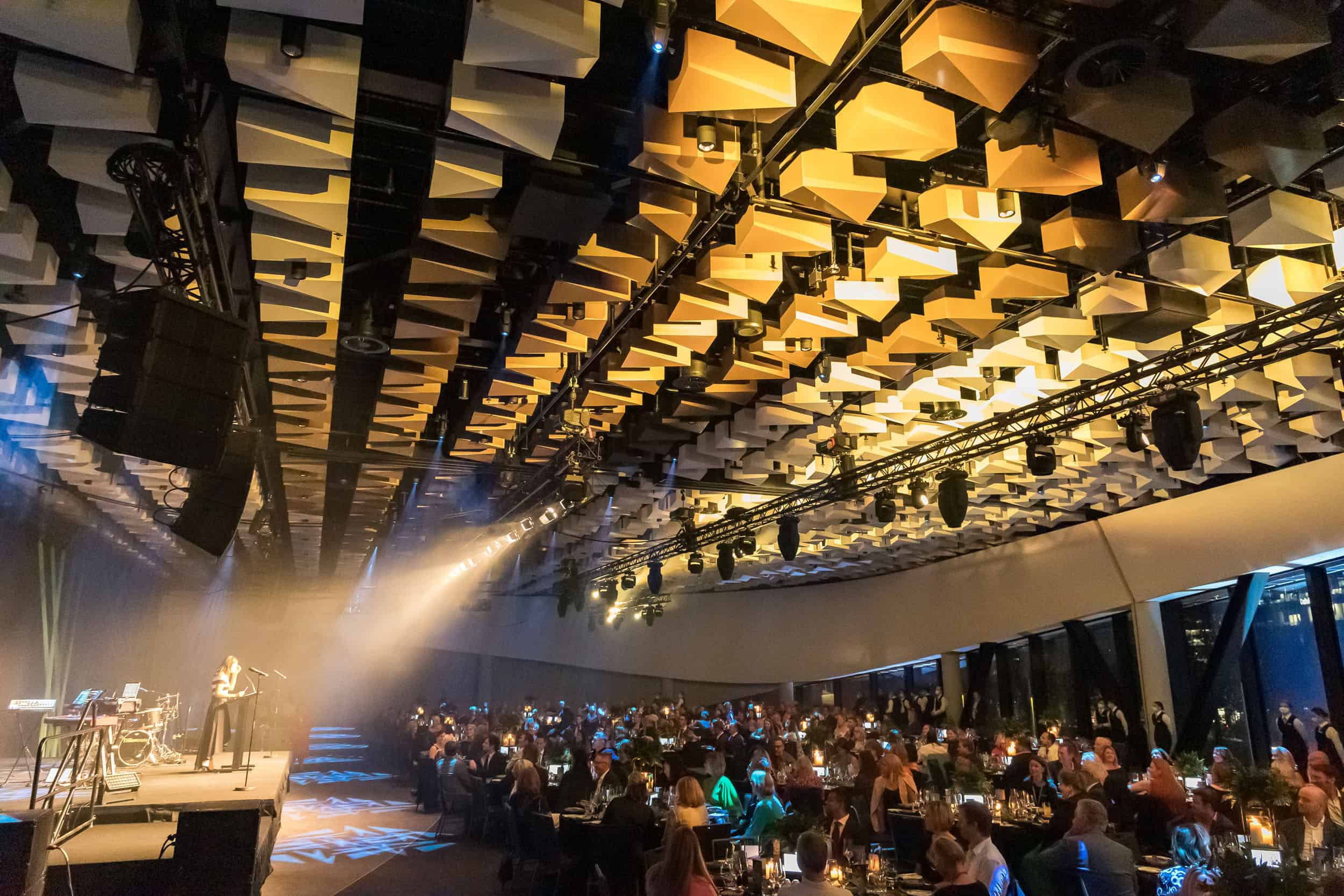 MC hosts dinner function, Te Pae, Christchurch.