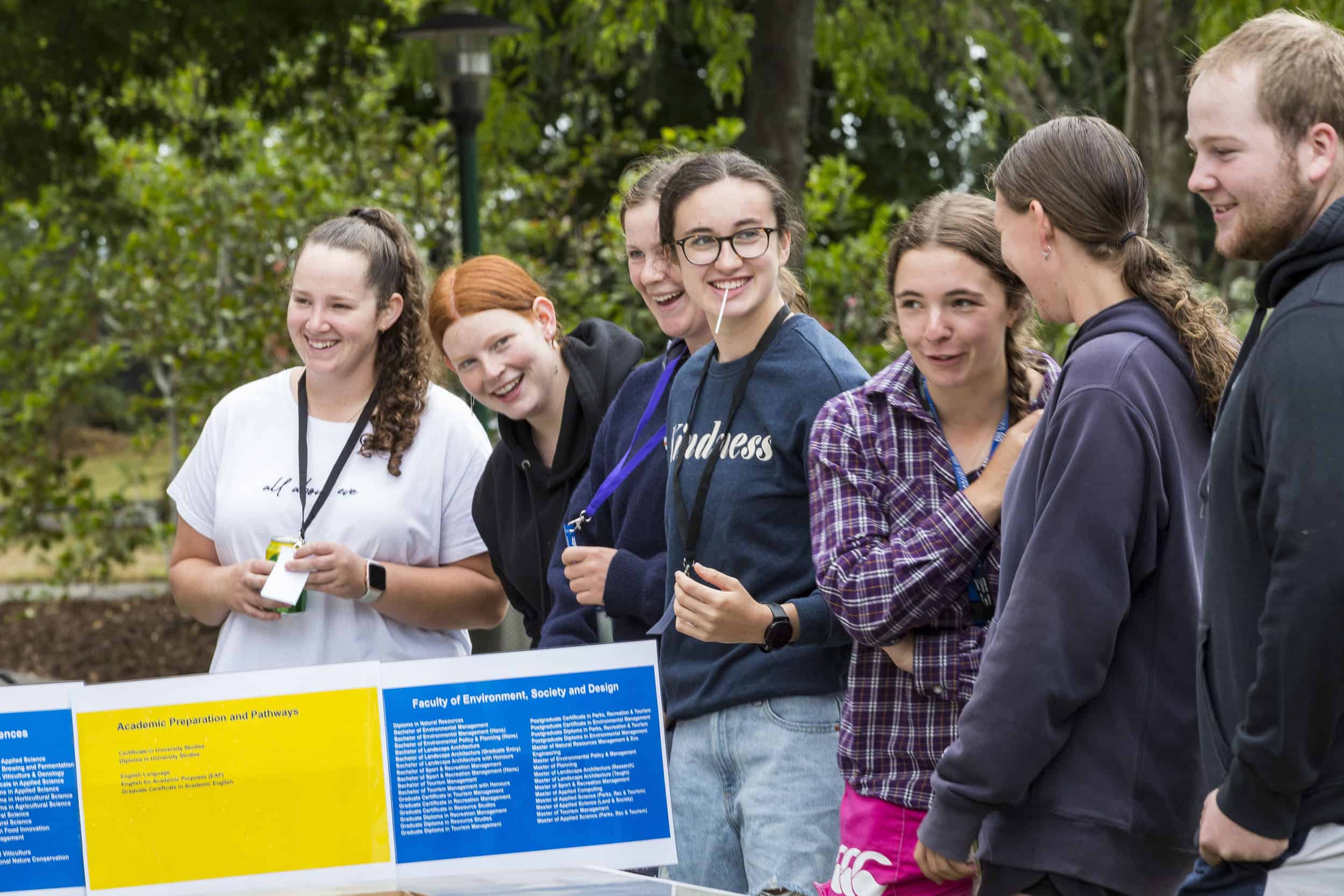 University students during orientation event, Lincoln.