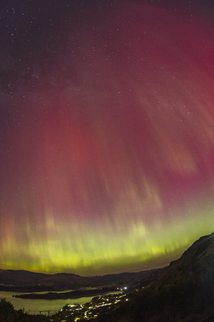 Aurora Port Hills 11 May 2024